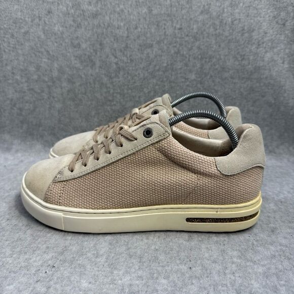 Birkenstock Shoes - Bikenstock Bend Low Womens Shoes Size 8 EU 39 Sandcastle Suede Low Top Sneakers
